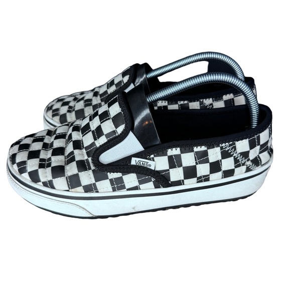 Vans‎ Unisex Slip Er 2 Checkerboard Slip-On Casual Shoes Black White Size 7/8.5 - Picture 2 of 8